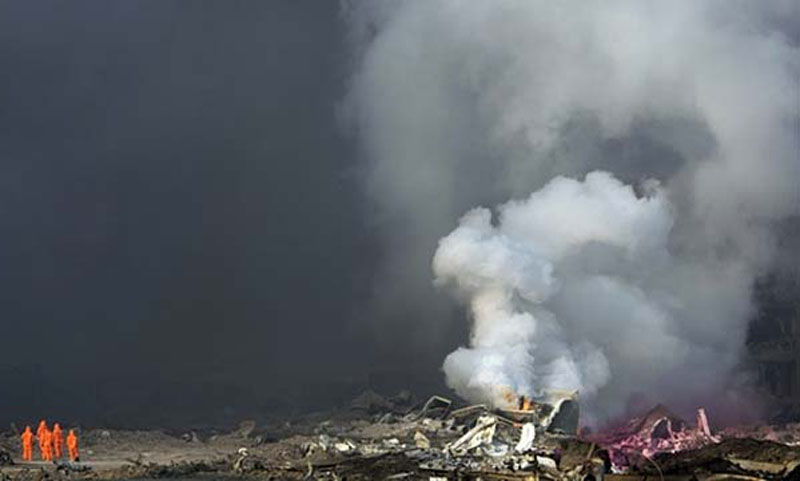 Chemical plant blast in China