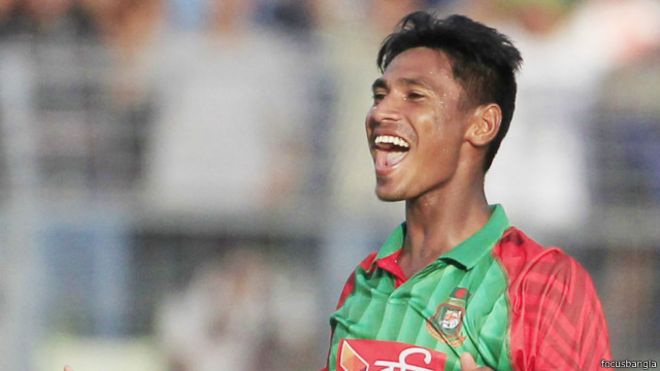 Today in International cricket Mustafij Rahman birthday