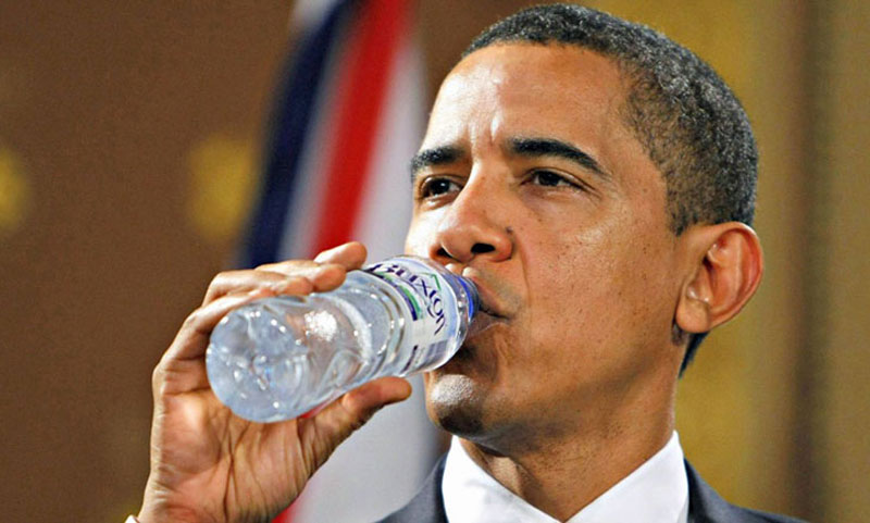 Obama went to Michigan in search of clean water