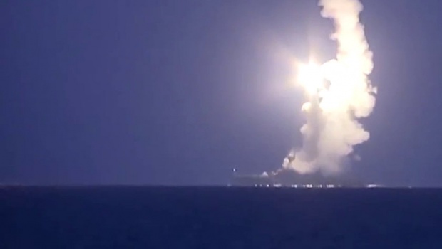 Submarine missile successfully shot to Russia