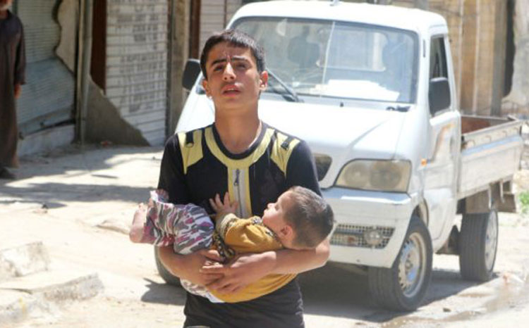 John Kerry's efforts to stop the fighting in Aleppo, Syria