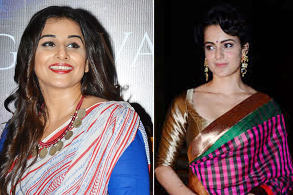 Kangana alone support over by Vidya Balan