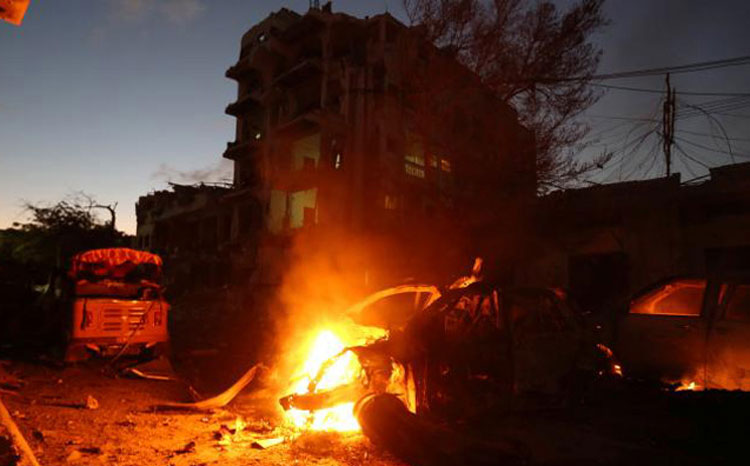 Hotel attack in Somalia 15 killed