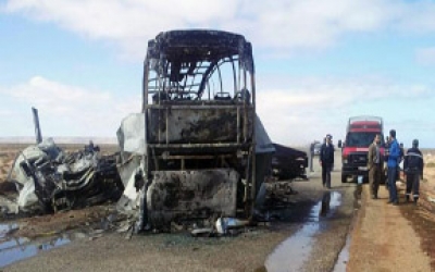 At least 33 people were killed in road accidents in Algeria
