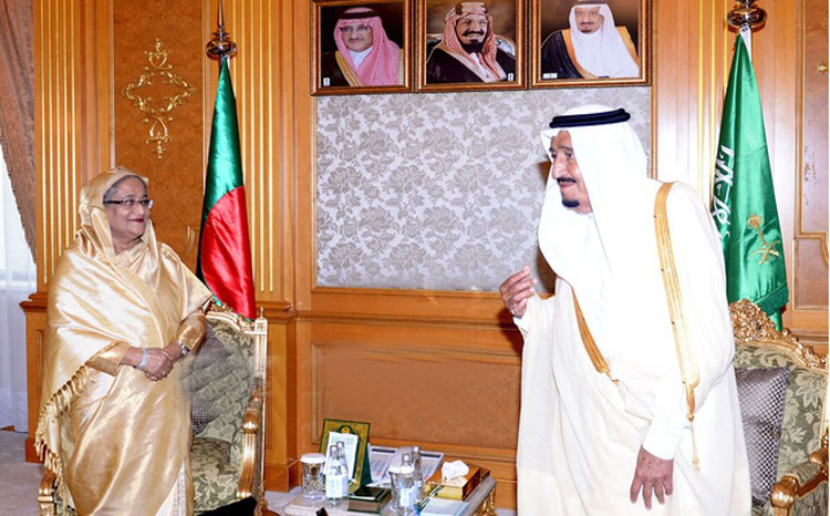 Sheikh Hasina's meeting with Saudi King