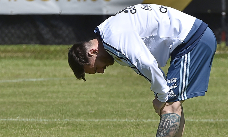 Messi on his way back from injury