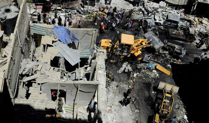 IS claimed responsibility for the bomb attack in Damascus