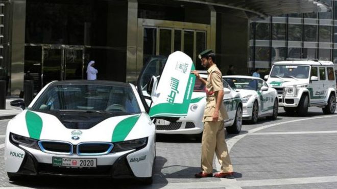 Dubai police campaign against hurry driving
