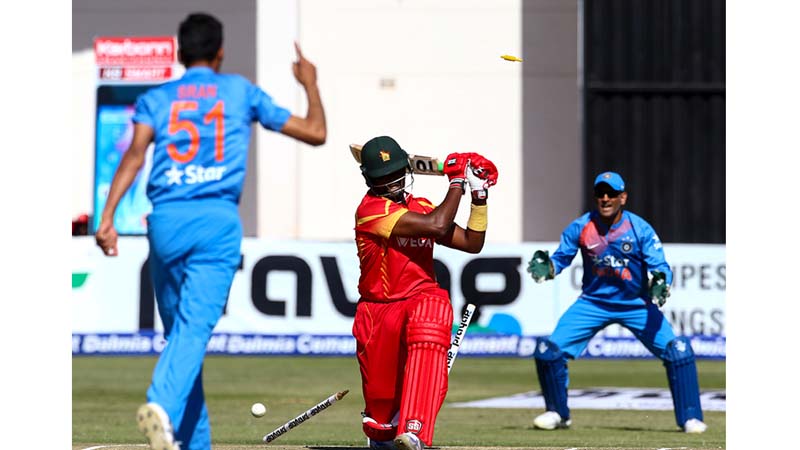 India leveling the three-match series