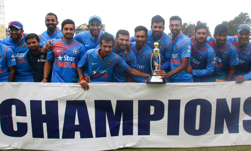 India won the series