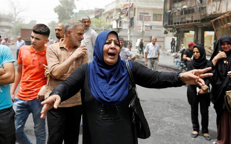 The death toll reached 250 in Baghdad