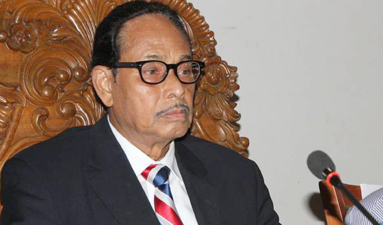 Ershad called for an all-party meeting on terrorism