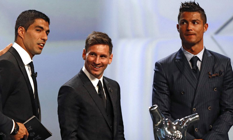 Messi is a better player than Ronaldo:Suarez