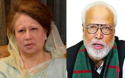 The first meeting of the Khaleda of national unity