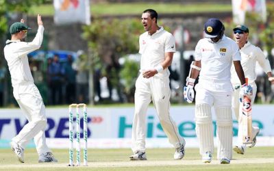 Starc bowled out for 281 in Sri Lanka