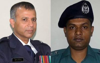 Donations to the family of the slain policemen