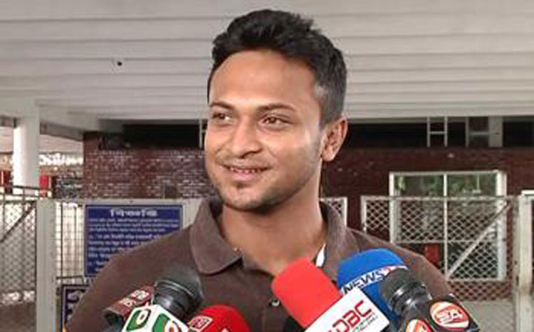 Shakib want to beat England in test
