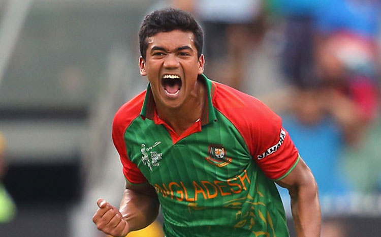 Taskin bowling action test in Australia