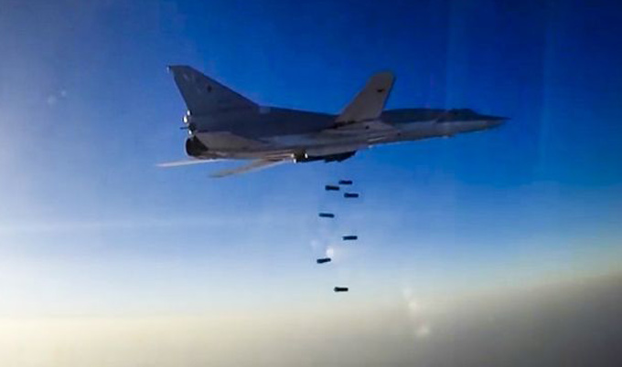 Russia attack Syria from Iran