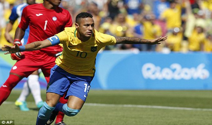 Neymar record,Brazil in the final