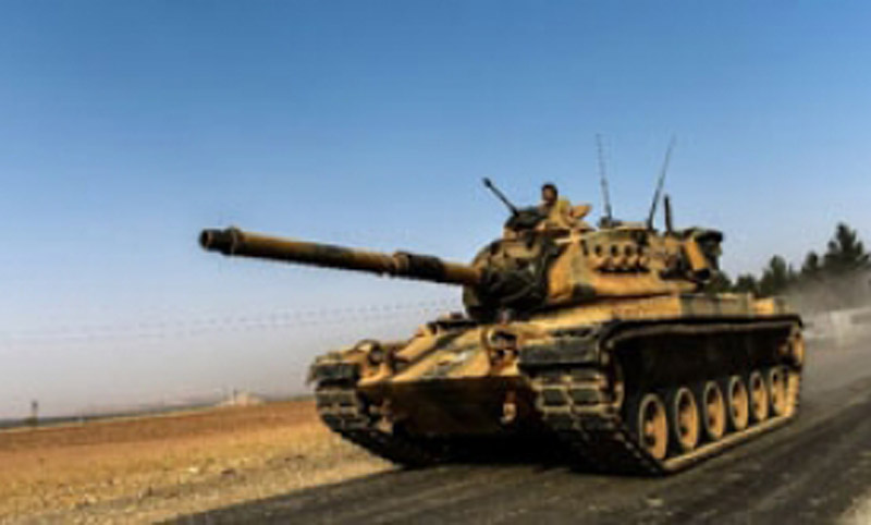 Turkish campaign to overthrow the Syrian border to the city IS