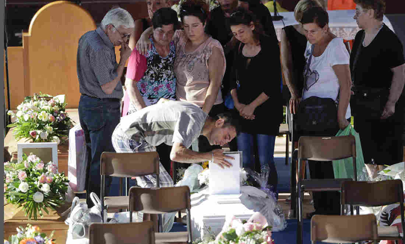 Italy was mourned