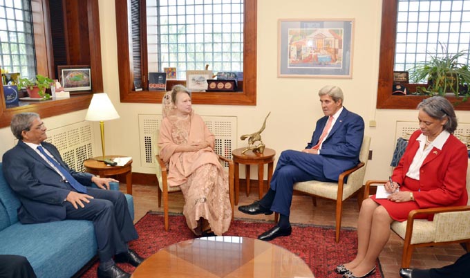 Khaleda meeting with John Kerry