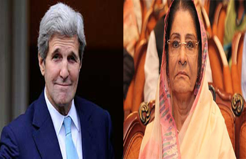 Raushan Ershad met with Kerry