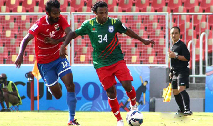 Bangladesh squad warm-up match against Maldives