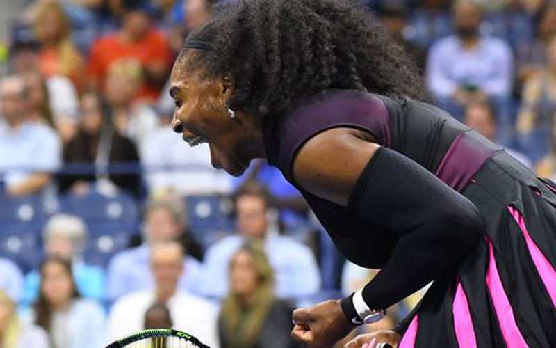 Another milestone by Serena