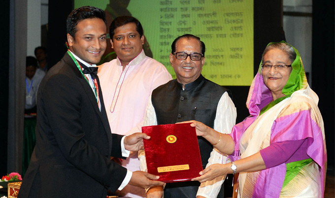 Shakib got National Sports Award