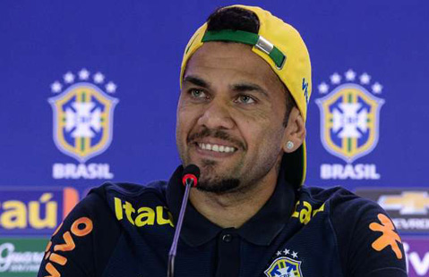 Brazil captain is Dani Alves