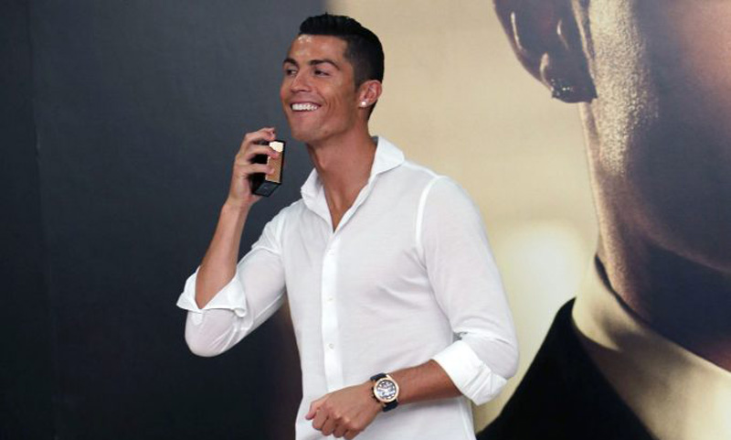 Ronaldo coming on the field on Saturday