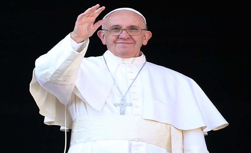 Pope meeting with the players