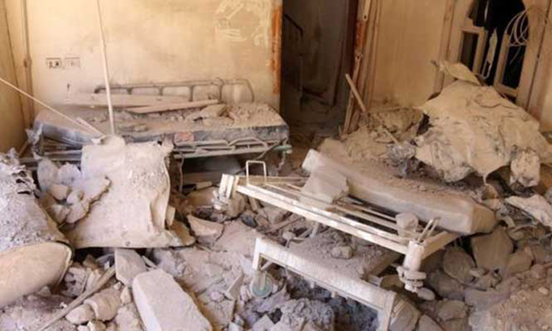 Airstrike in Aleppo, the largest hospital-off