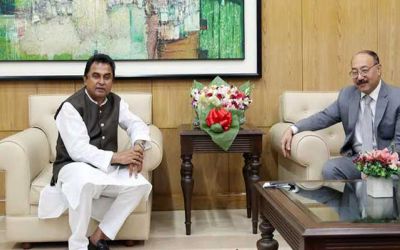Planning Minister meeting with the High Commissioner of India