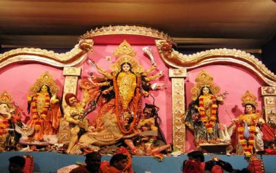 Dwelling enlightenment begins with the celebration of Durga Puja