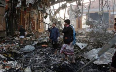 140 killed in air strikes in Yemen, Saudi Arabia