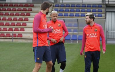 Messi practice in full swing