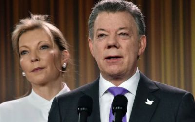 Santos announced the donation of the nobel prize money