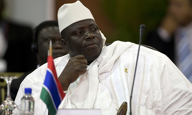Gambia's president finally announced his resignation