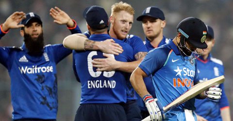 England win the match