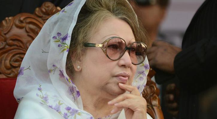 Khaleda Zia mourning the death of Nurul Huda