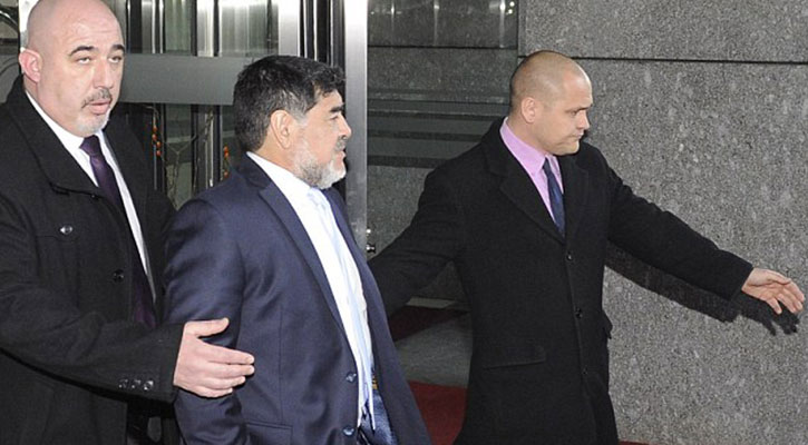 Madrid police interrogation to Maradona