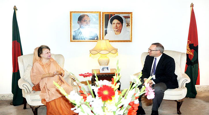 Khaleda held a meeting with the Swedish ambassador
