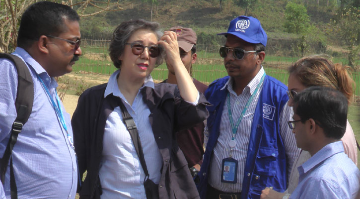 UN special envoy the Rohingya camp