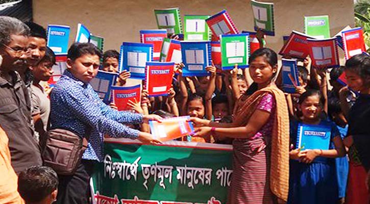Hundreds of indigenous children received educational materials