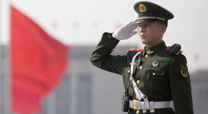 After the United States announced that China's military spending