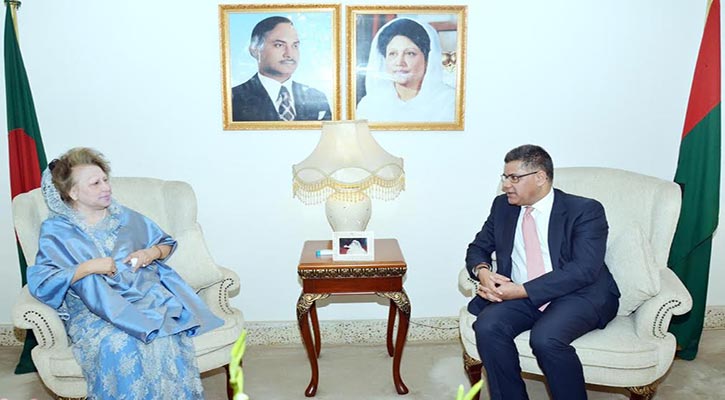 Alok meeting with Khaleda