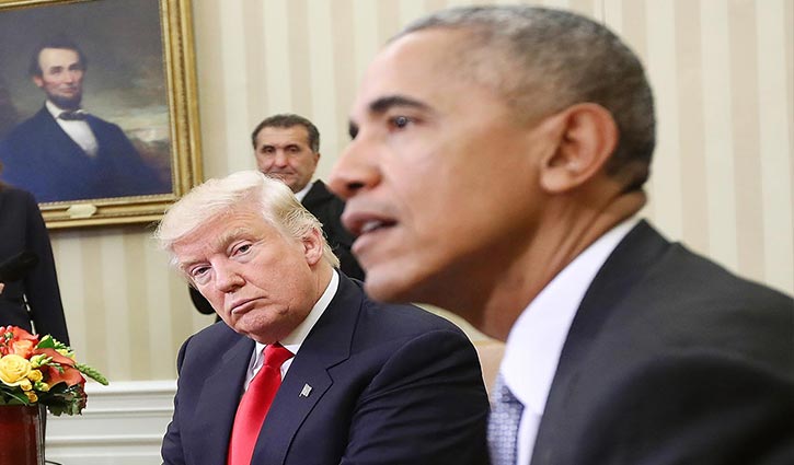 Trump calls for investigation against Obama